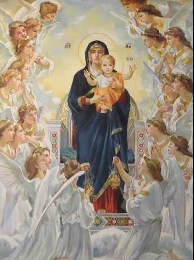 Imagem sacra de Nossa Senhora dos Anjos da Porciúncula